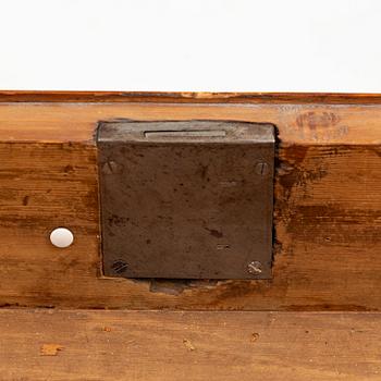 A Swedish rococo parquetry secretaire, Stockholm, later part 18th century.