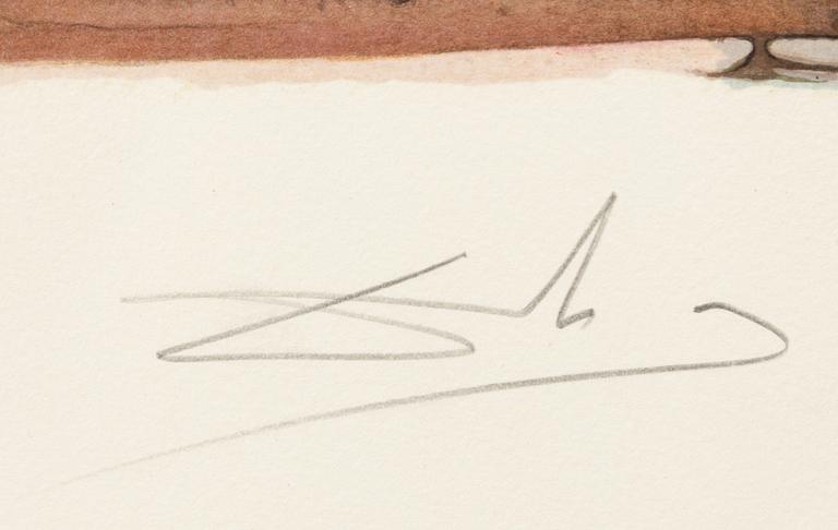 Salvador Dalí, "Carmen Sings Gipsy Songs", from "Carmen".