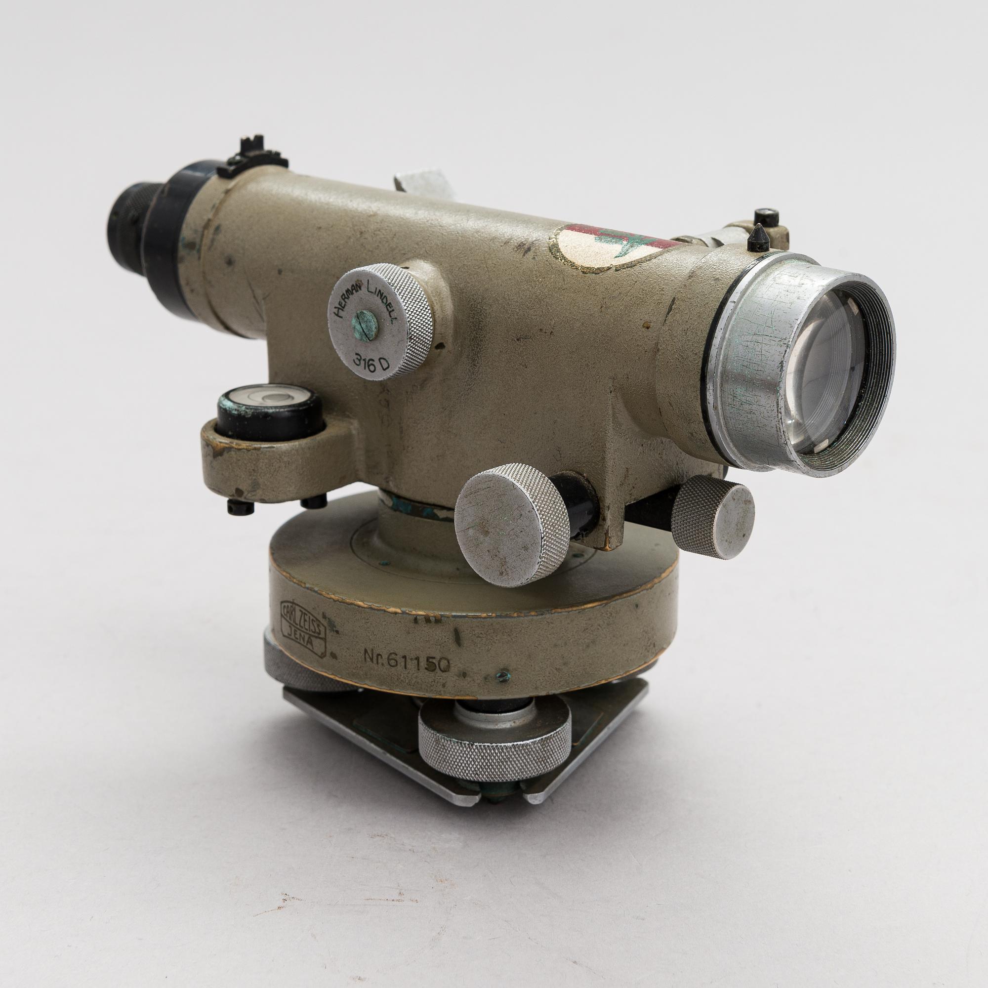 Carl Zeiss, Surveyor's level. Mid 20th century.