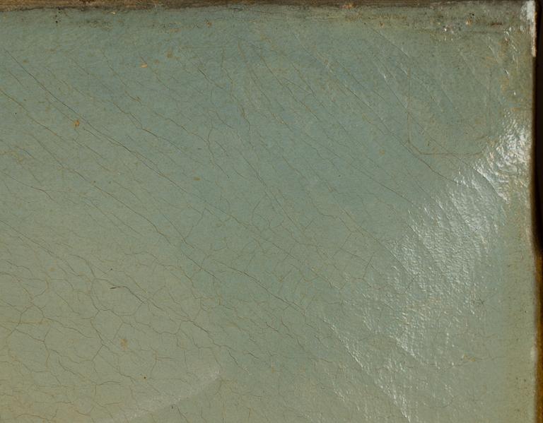 Emile Lemmens, olja på duk, signerad och daterad 1856.