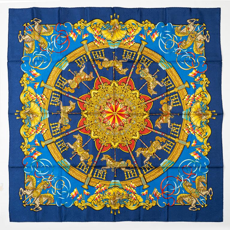 Hermès, scarf, "Luna Park".