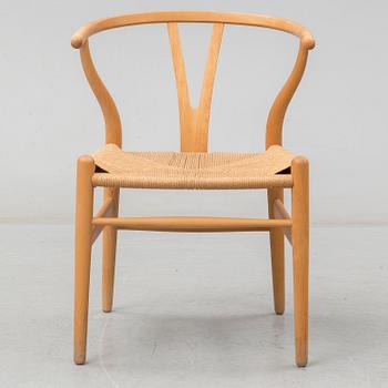 A 'Y-chair' by Hans J Wegner from Carl Hansen & Son, designed 1950.