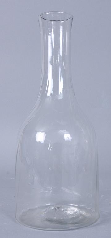 KARAFFER, 3 st, glas, omkring sekelskiftet 1900.