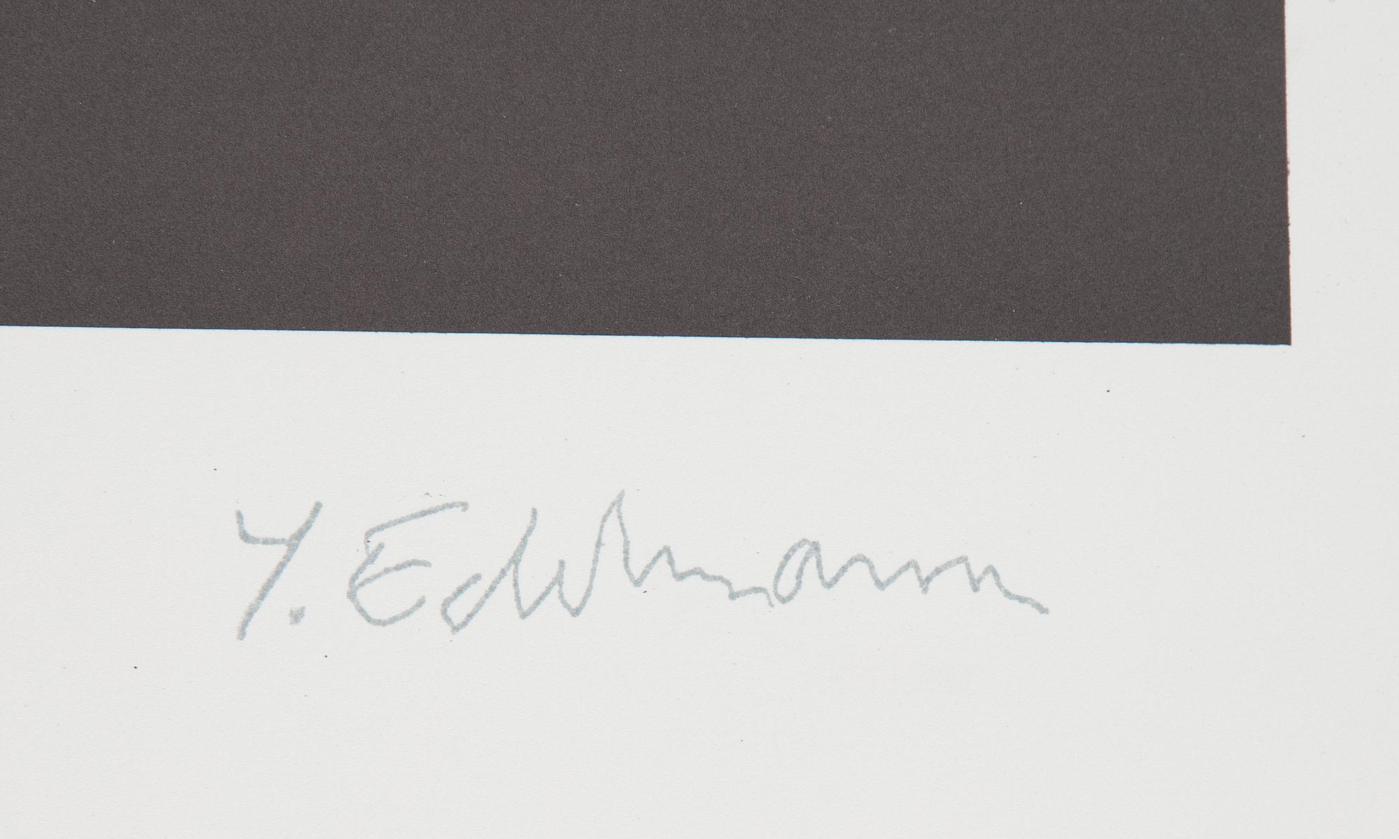 Yrjö Edelmann, lithograph in colours, 2004, signed EA I/XXXV.