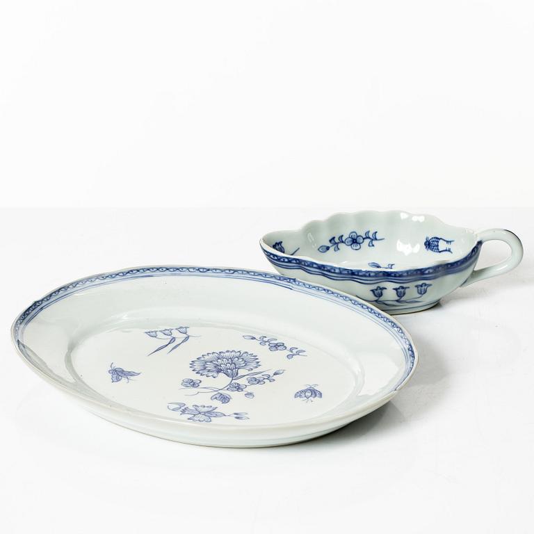 A 65-piece dinner service,  'Nejlika', from Ikea's 18th-century series, 1990s.