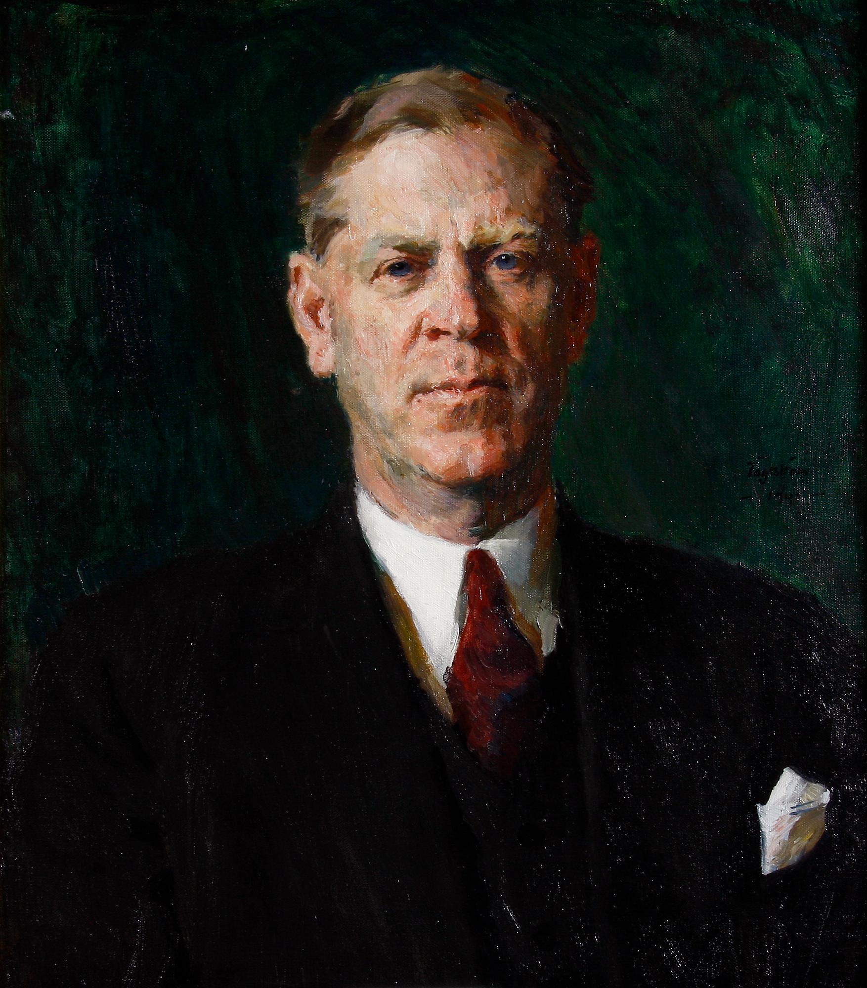 TÄGTSTRÖM, DAVID. Olja på duk, sign o dat 1941.