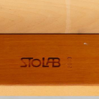 Nils-Göran Gustafsson, 6 stolar, "Öland", samt matbord, Carl Malmsten, Stolab, 2000-tal.