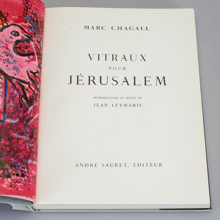 KONSTBÖCKER, 3 stycken, Marc Chagall.