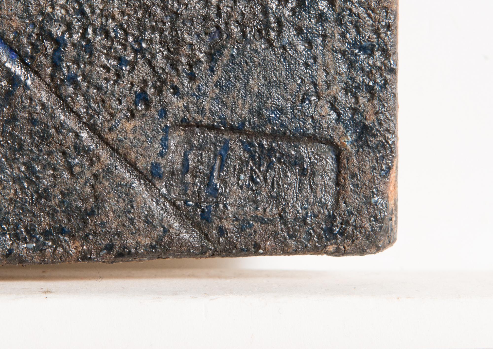 Francesca Mascitti-Lindh,, A stoneware relief, signed F. Lindh Arabia.