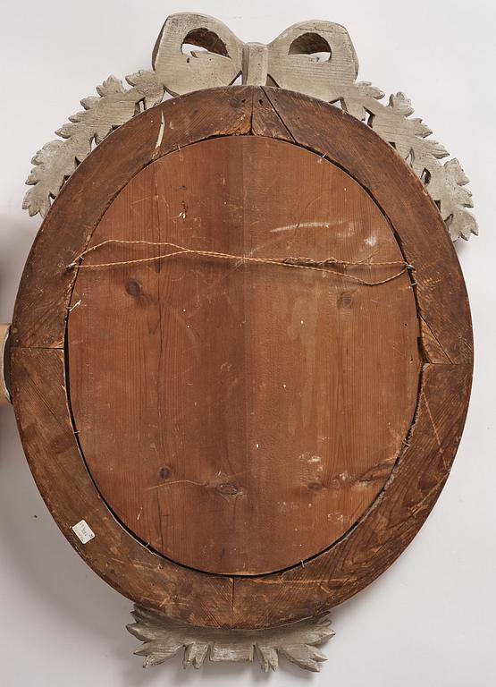 Spegellampetter, ett par, för två ljus, 1800-tal, Gustaviansk stil.