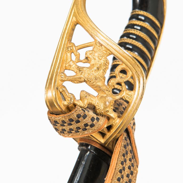 An Infantry Officer Sword, M1922, Finland, latter half of the 20th century.