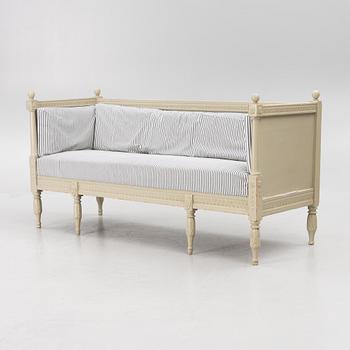 A late Gustavian sofa, Sweden, beginning of the 19th century.