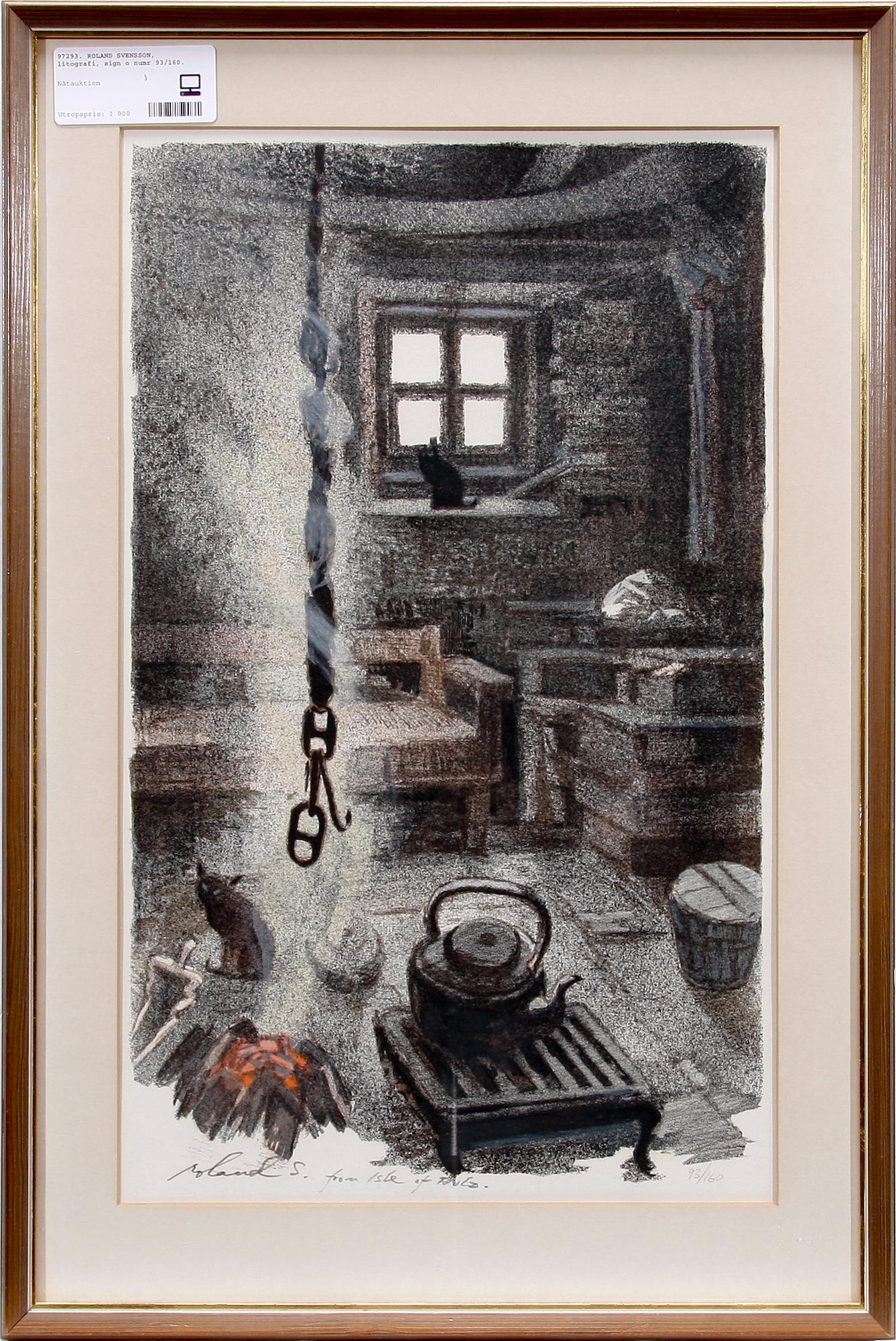 ROLAND SVENSSON, litografi, sign o numr 93/160.