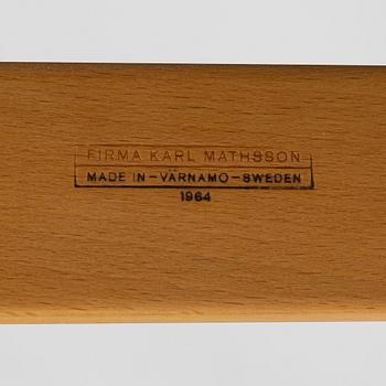Bruno Mathsson, liggfåtölj, "Pernilla 3", Firma Karl Mathsson, 1964.