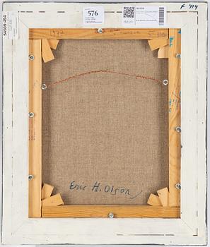 Eric H Olson, oil on canvas, signed verso.