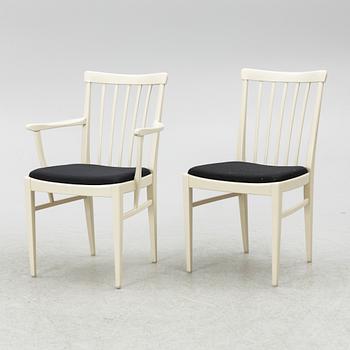Carl Malmsten, an eight part dining group, "Herrgården", Åfors, second half of the 20th century.