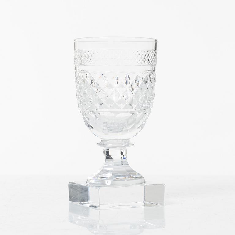 Elis Bergh, glasservis, 107 delar, "Kent", Kosta Boda.