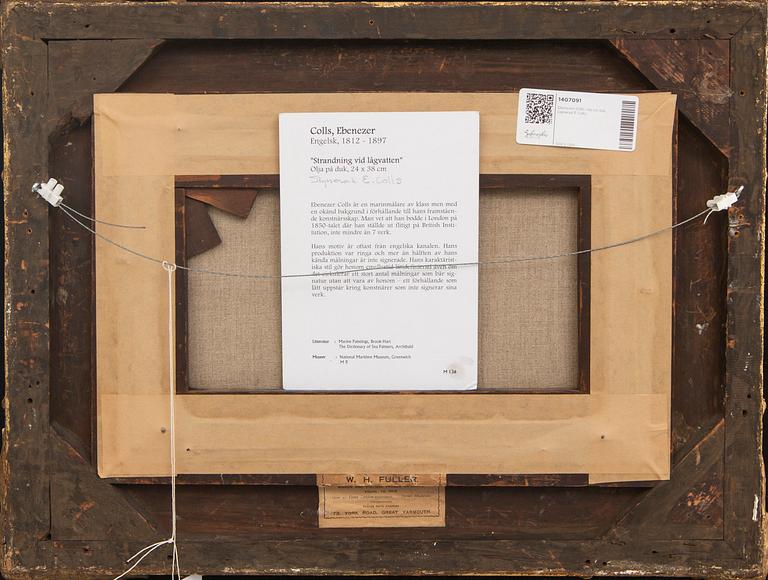 Ebenezer Colls, oil on canvas, signed E Colls.