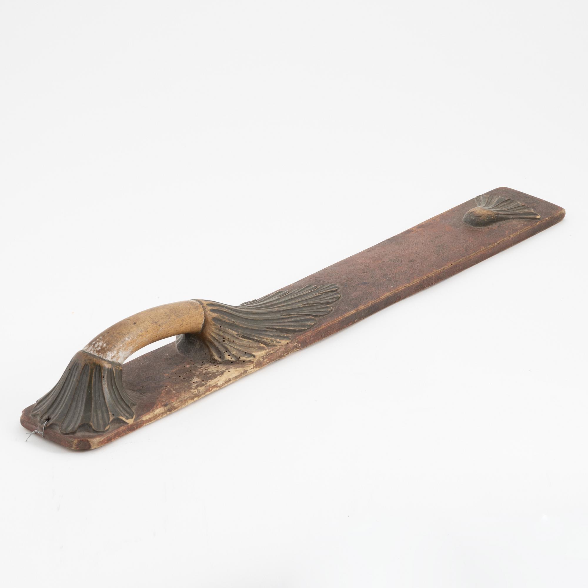 A set of four pieces of Swedish provincial handicraft, 19th century.