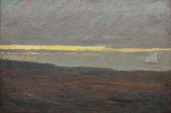 GOTTFRID KALLSTENIUS, olja på duk, signerad.