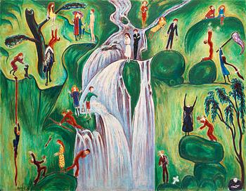 152A. Nils von Dardel, "The waterfall".