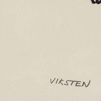 Hans Viksten, litografier, 7 st, signerade och numrerade.