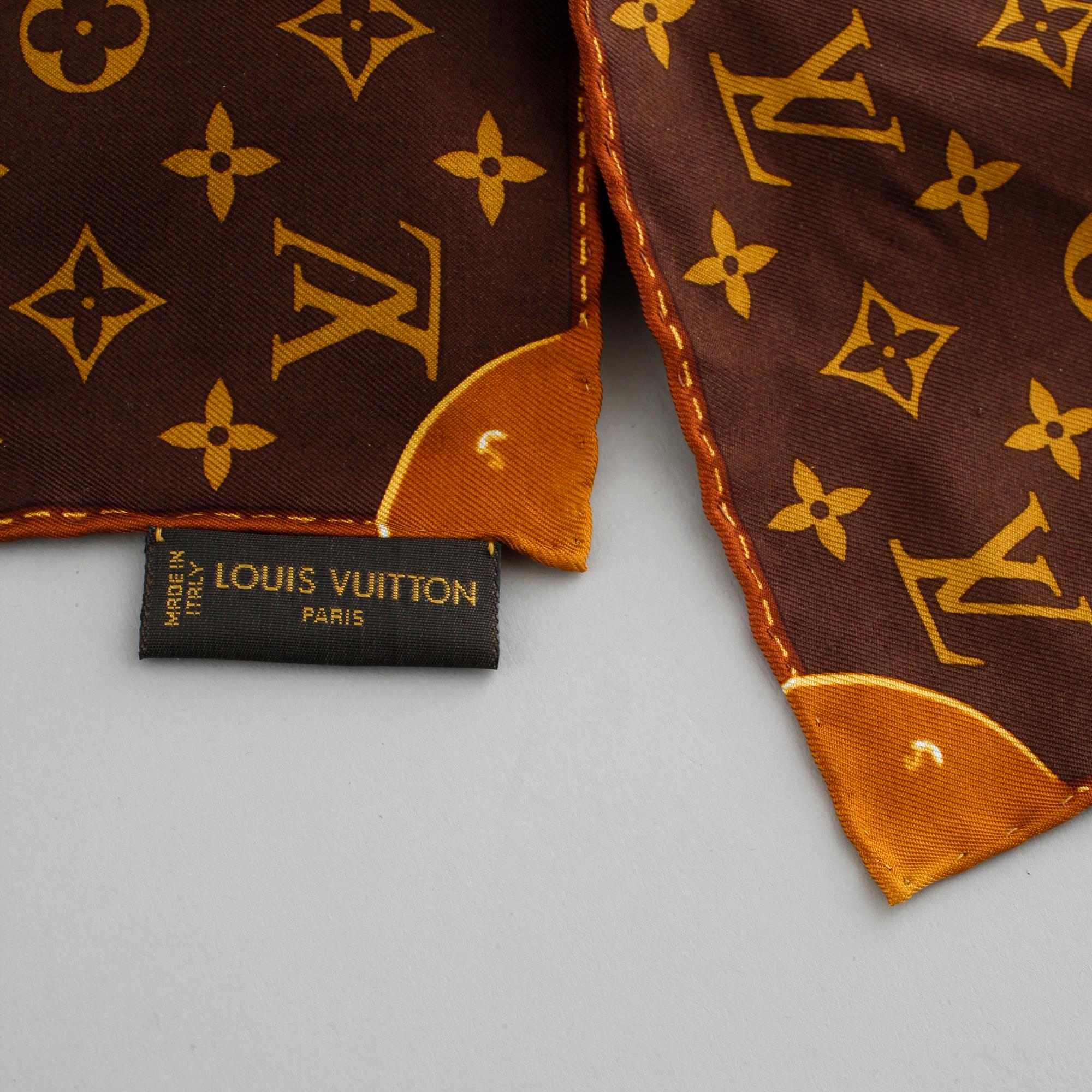 SCARF, Louis Vuitton.