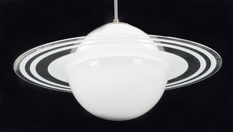 TAKLAMPA, "Saturnus", 1900-tal. Höjd 60 cm.