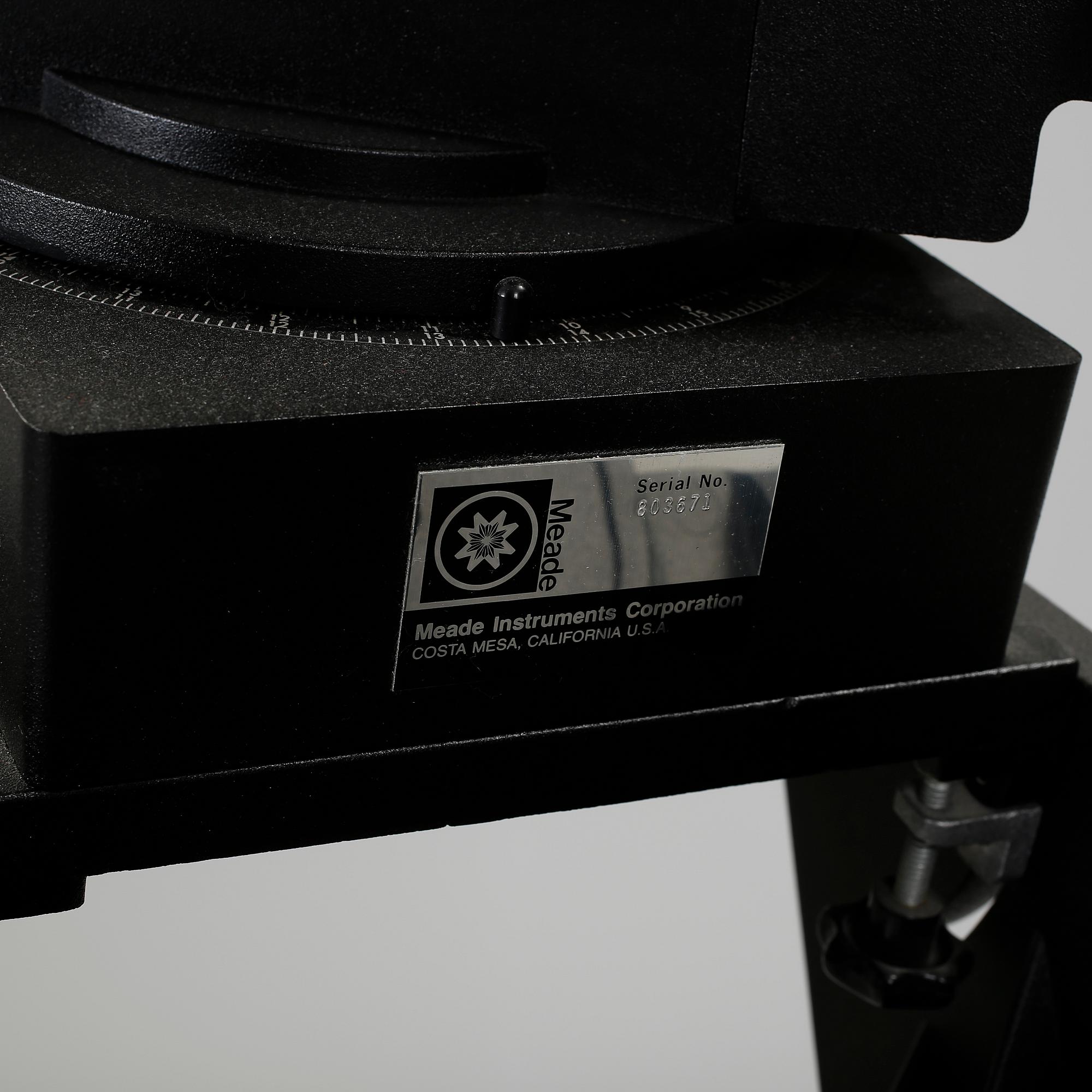 TELESKOP, Meade LX200, Schmidt - Cassegrain f/10, F: 2000mm, D: 203.