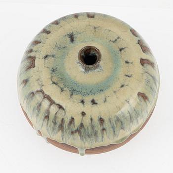 A Japanese earthenware vase,  20th century.