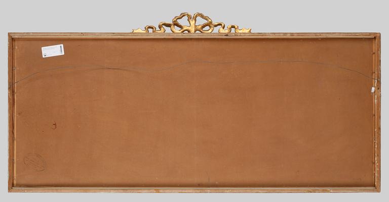 Okänd konstnär, olja på  duk på pannå, 1800-tal.