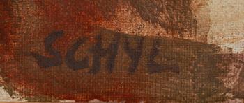 JULES SCHYL, olja på duk, sign.