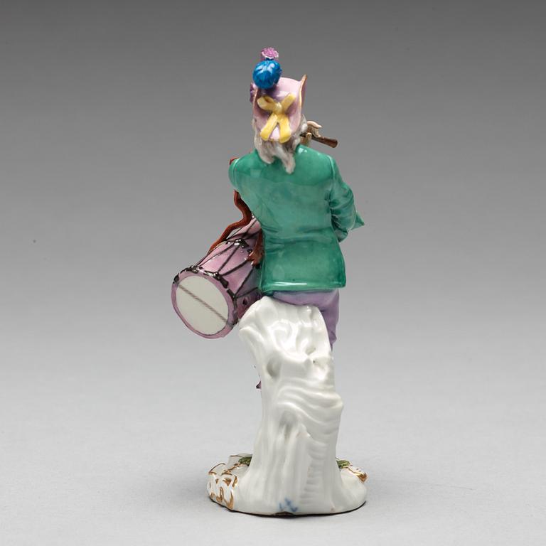 FIGURIN, porslin. Meissen, 1700-tal.