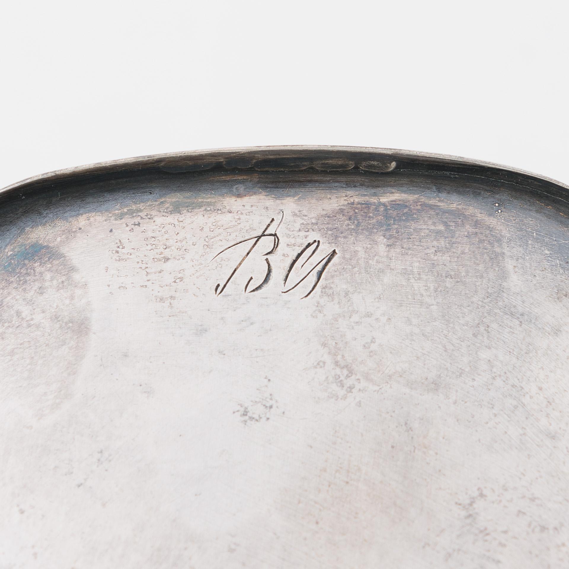 Bertel Gardberg, a pair of silver candleholders for Kultakeskus, Hämeenlinna 1958.