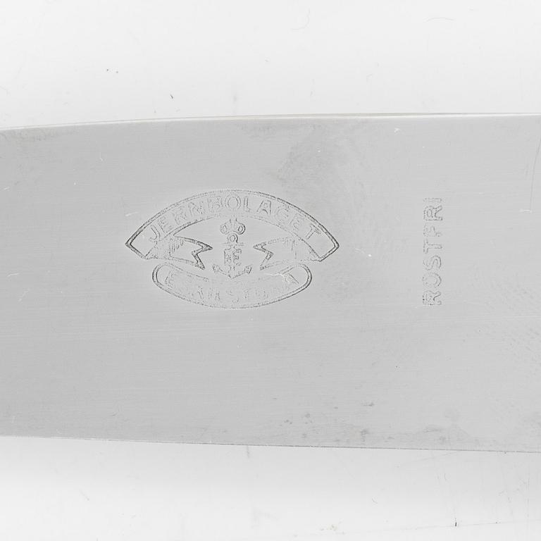 An 87-piece silver cutlery, model 'Prins Albert', CG Hallberg, mid 20th century.