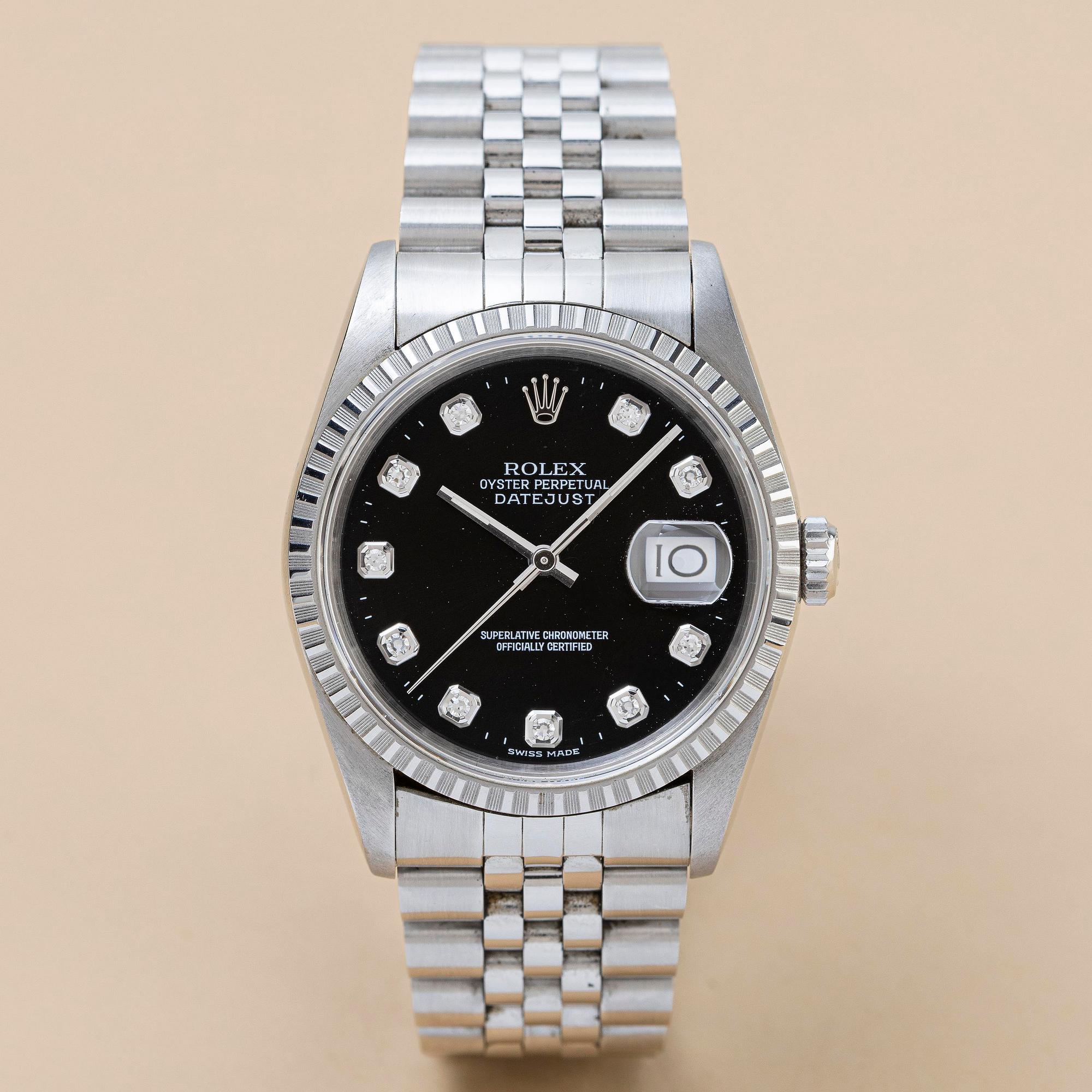 Rolex, Datejust, "Diamond Dial", ca 1987.