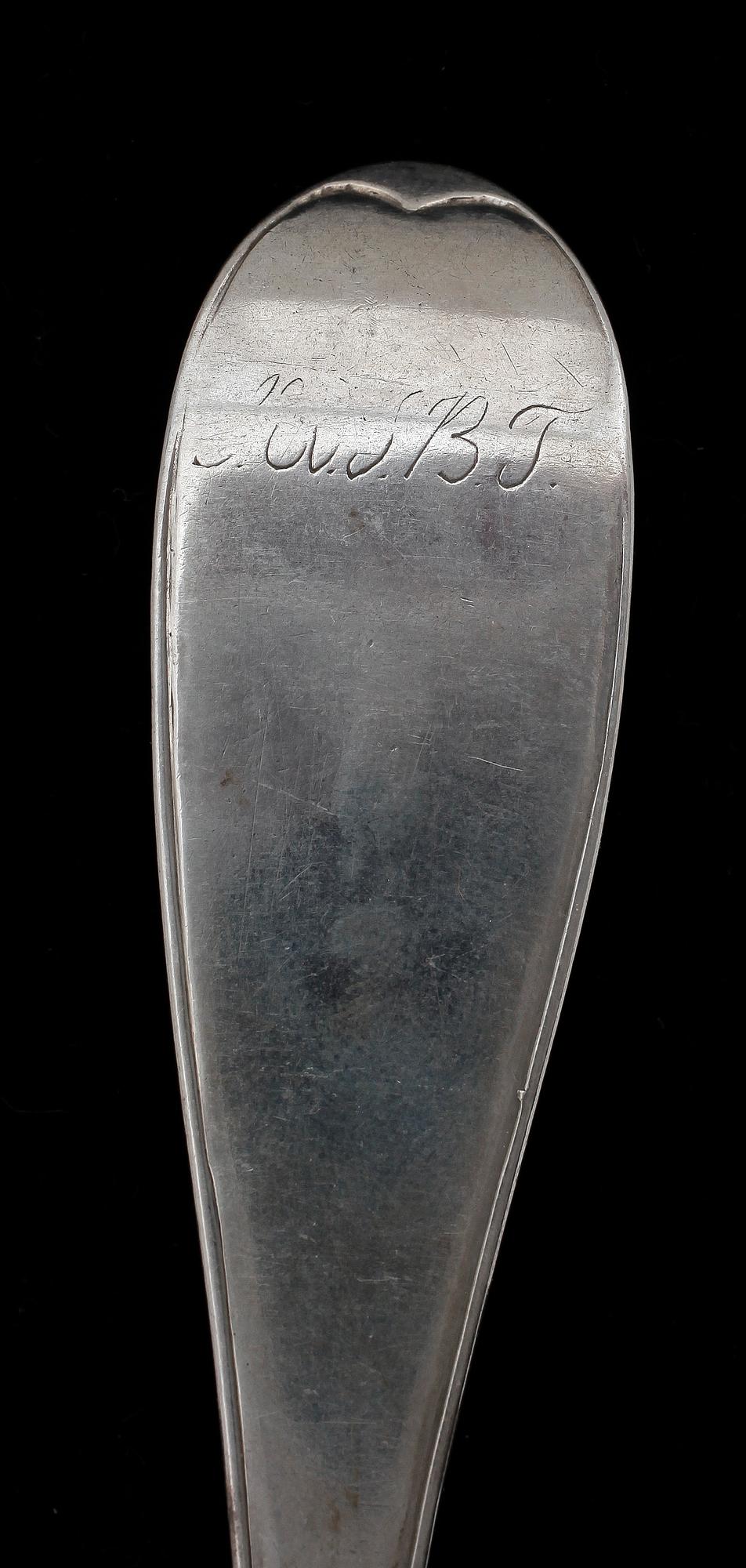 SKEDAR, 7 st, silver, P. Palm, Stockholm 1807-20. Tot vikt 446.