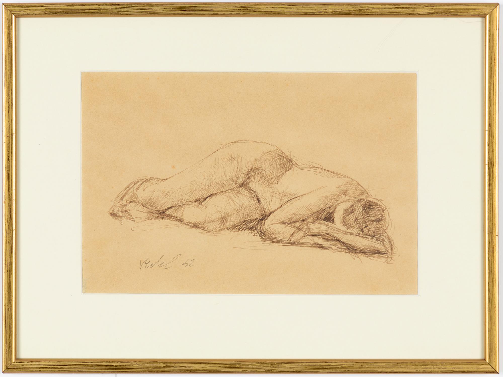 Vilma Eckl, Reclining model.