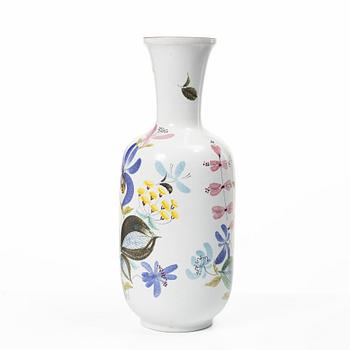 Stig Lindberg, A faience vase with handle, Gustavsberg Sudio.