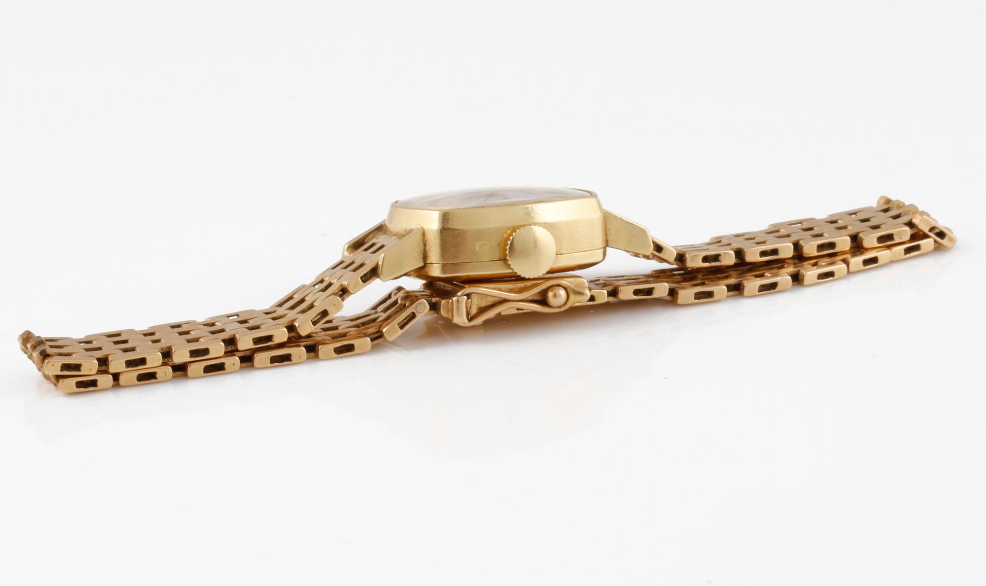 ARMBANDSUR, dam, 18K guld, IWC, International Watch, total vikt 23 g.