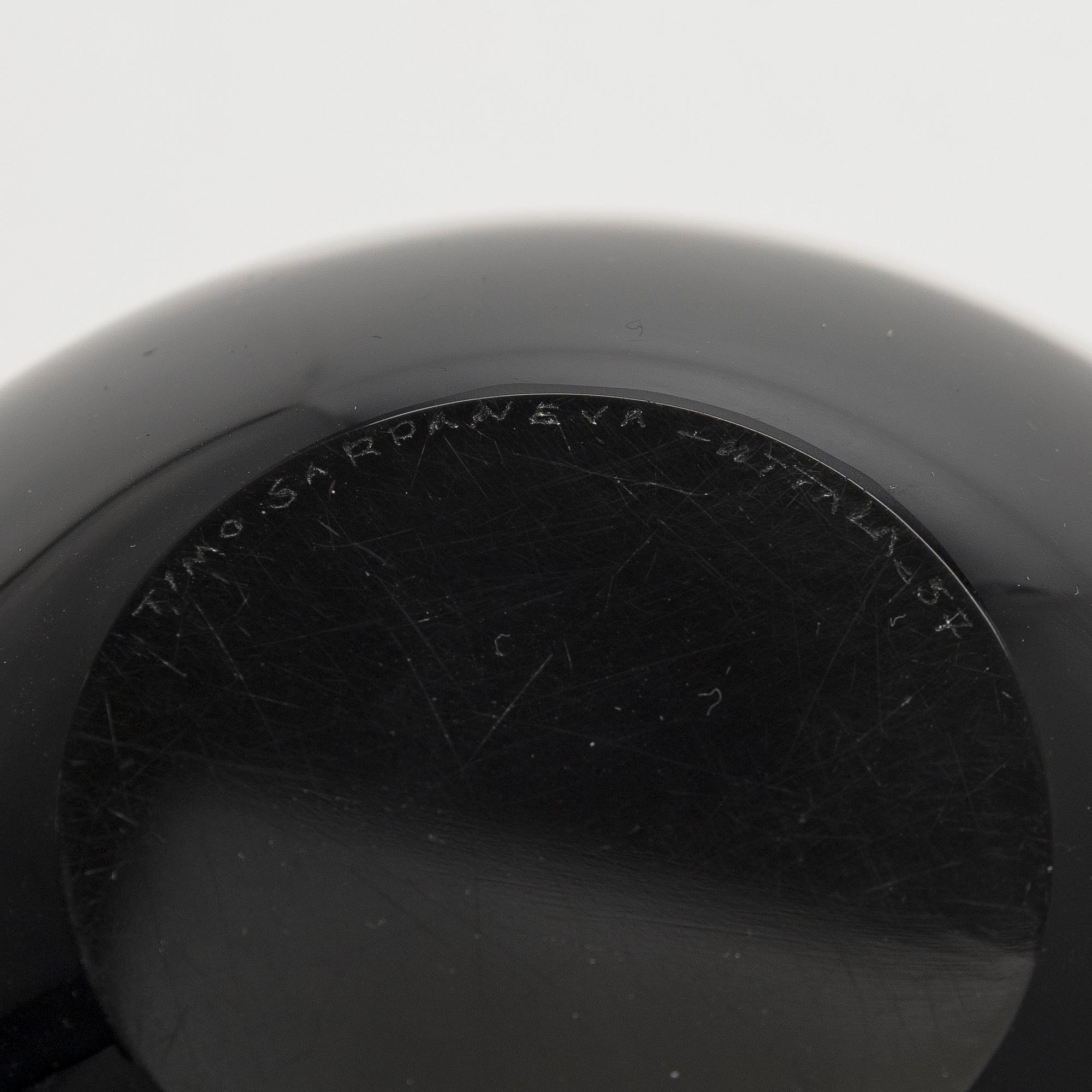 Timo Sarpaneva, A glass sculpture, 3595, signed Timo Sarpaneva, Iittala -57.