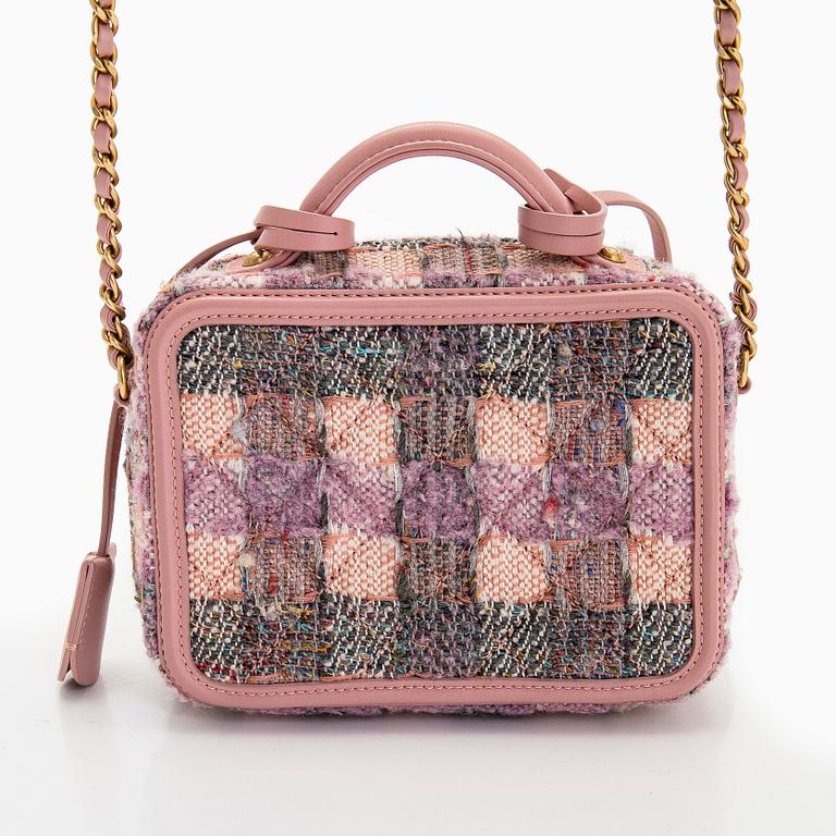 Chanel, a "Small Tweed Filigree Vanity Case" bag, 2019.