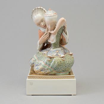 A Gerhard Henning porcelain figure, Royal Copenhagen, Denmark, 1922. Not first quality.