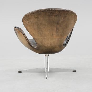 FÅTÖLJ, "Svanen", Arne Jacobsen, Fritz Hansen Danmark, 1960-tal.