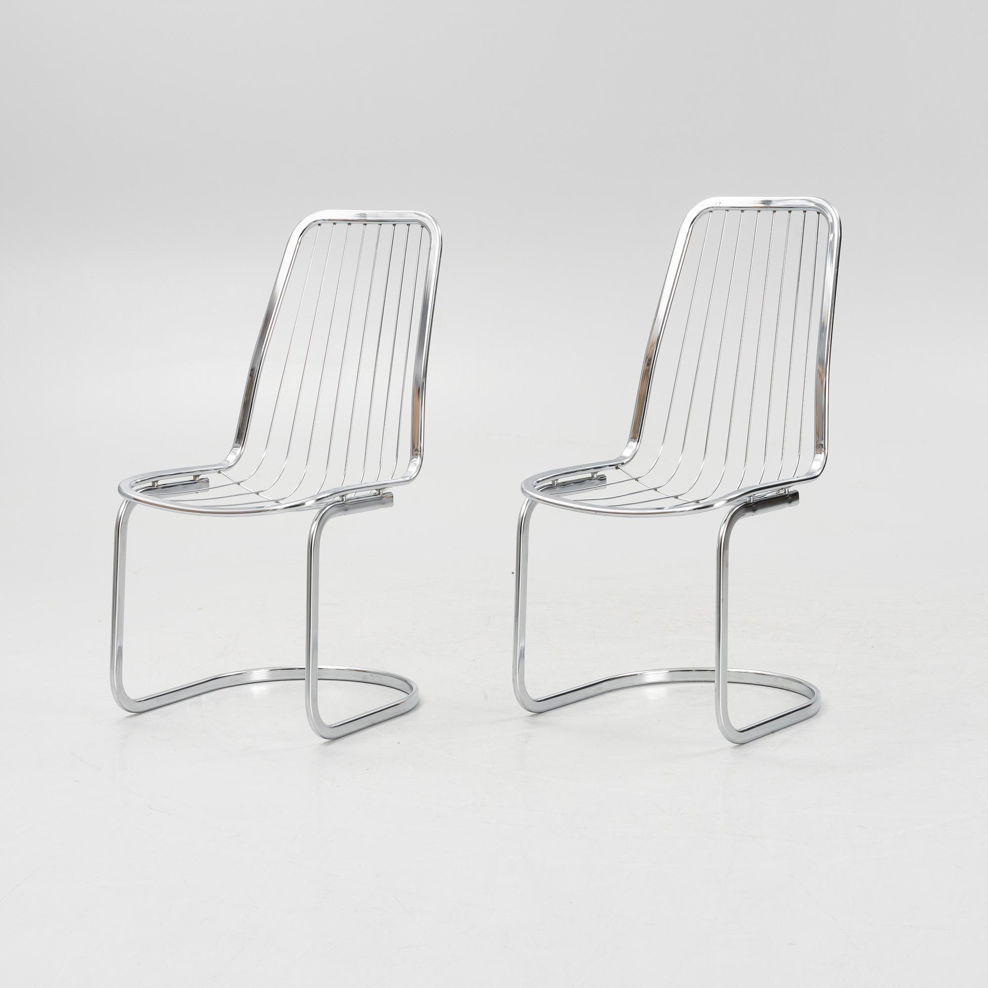 Gastone Rinaldi, a dining table and four chairs, Italy, 1960's/70's.