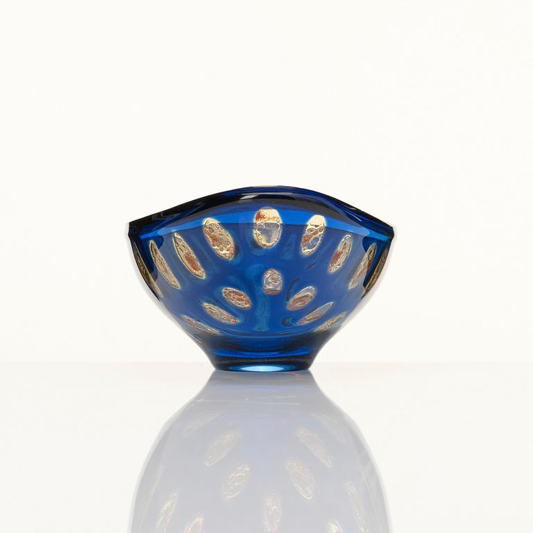 Sven Palmqvist, a "Ravenna" glass bowl, Orrefors 1963, nr 2209.