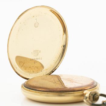 Pocket watch, hunter, 49 mm.