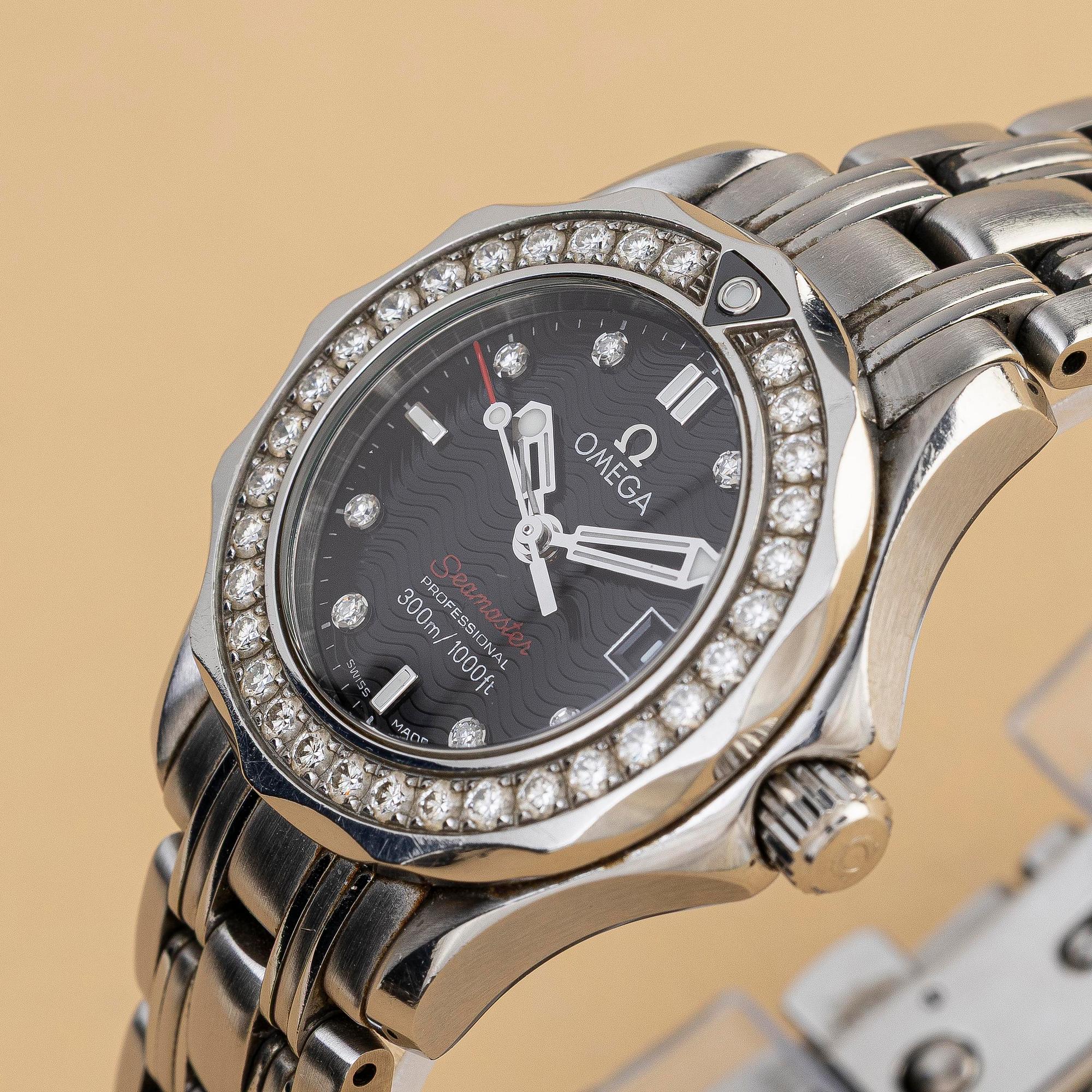 Omega, Seamaster, Diver 300M, "Diamond-set dial and bezel", ca 2016.