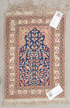 MATTA, Turkiet, silke, figural, 1900-talets slut, ca 54 x 40 cm.