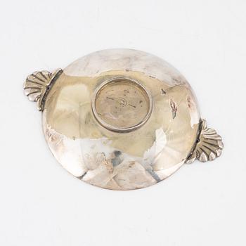 Gundorph Albertus, a sterling silver dish, model 355, Georg Jensen 1945-1977, Copenhagen, Denmark.